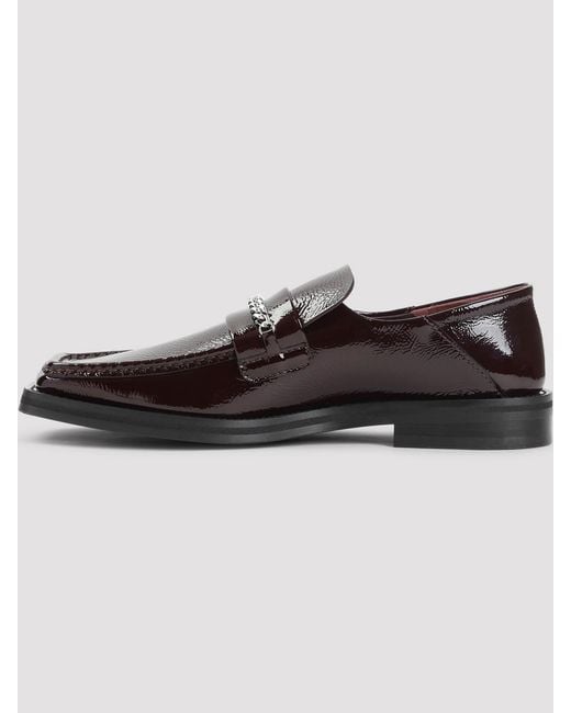 Martine Rose White Martin Rose Fold Back Loafers for men