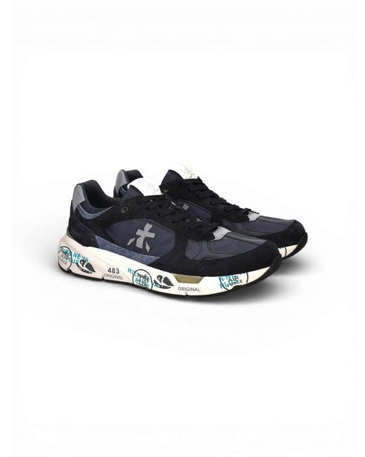 Premiata Blue Sneakers for men