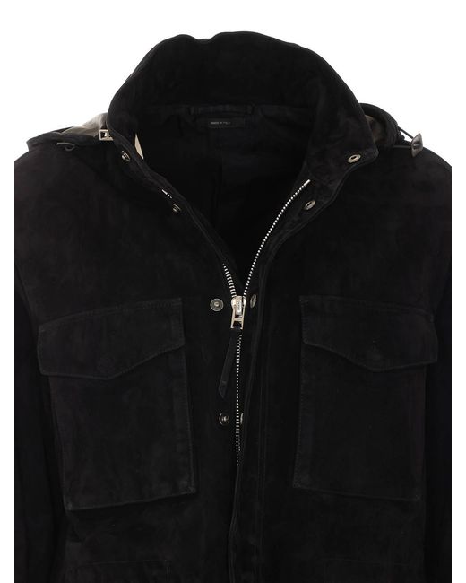 Tom Ford Black Suede Jacket for men