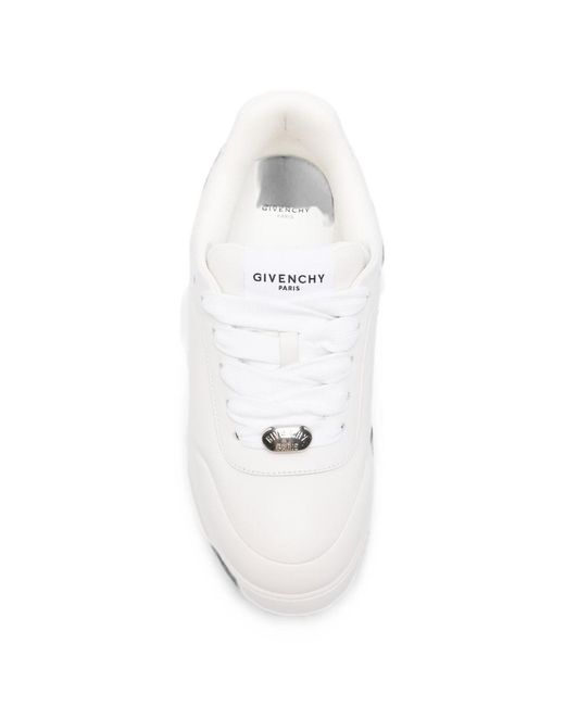 Givenchy White Yard Leather Sneakers for men