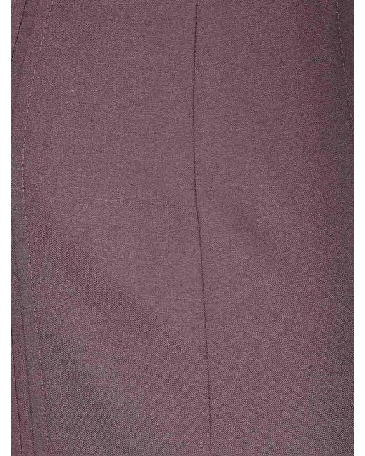 MM6 by Maison Margiela Purple Midi Skirt
