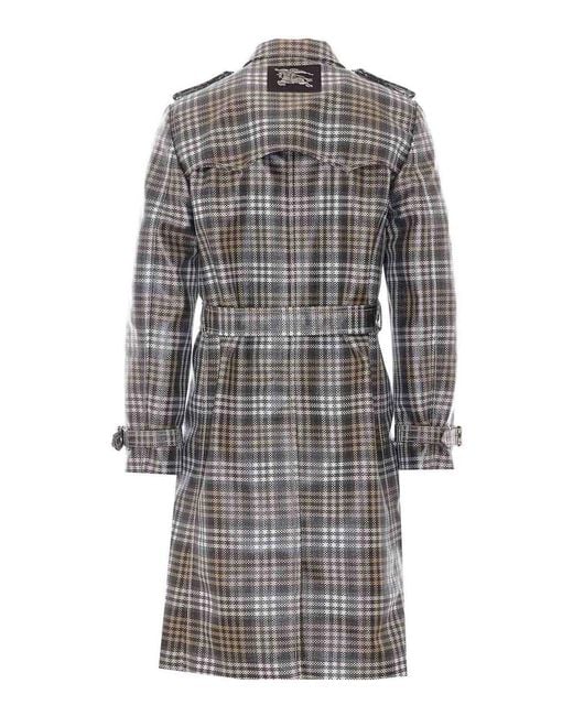 Burberry Gray And Foxfield Trench for men