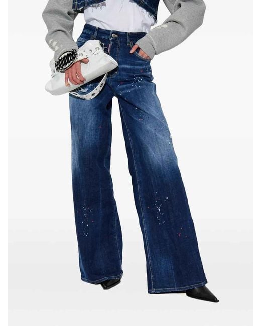 DSquared² Blue Pants 5 Pockets