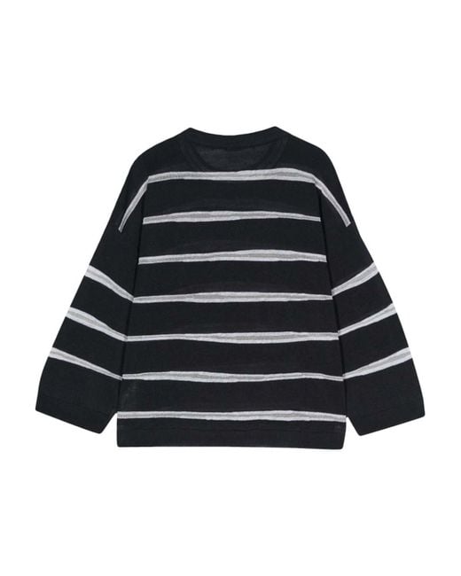 Peserico Black Striped Shirt