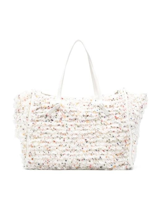 Gianni Chiarini White Fur Shopper