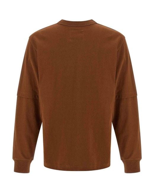 Sacai Brown T-Shirt Capsule X Carhartt Wip