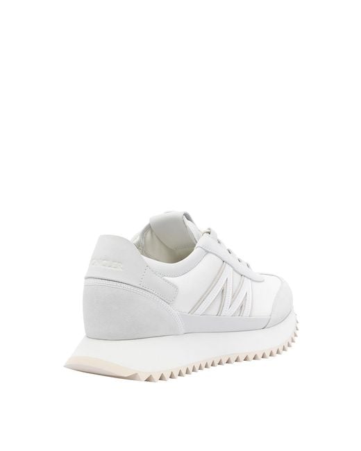 Moncler White Pacey2 Sneakers for men