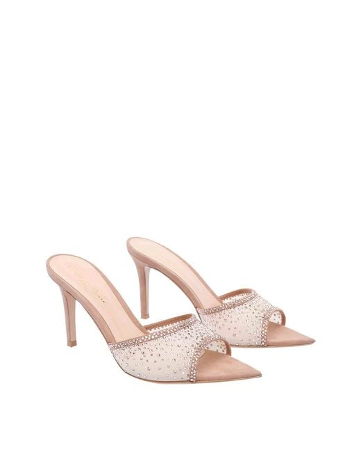 Gianvito Rossi Pink Rania Pump Sandals