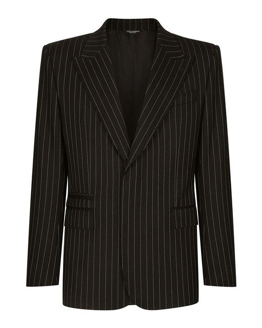 Dolce & Gabbana Black Blazers for men