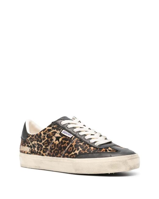 Golden Goose Deluxe Brand Brown Soul-Star Leather Sneakers for men