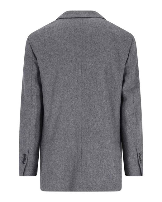 AMI Gray Blazer Monopetto for men