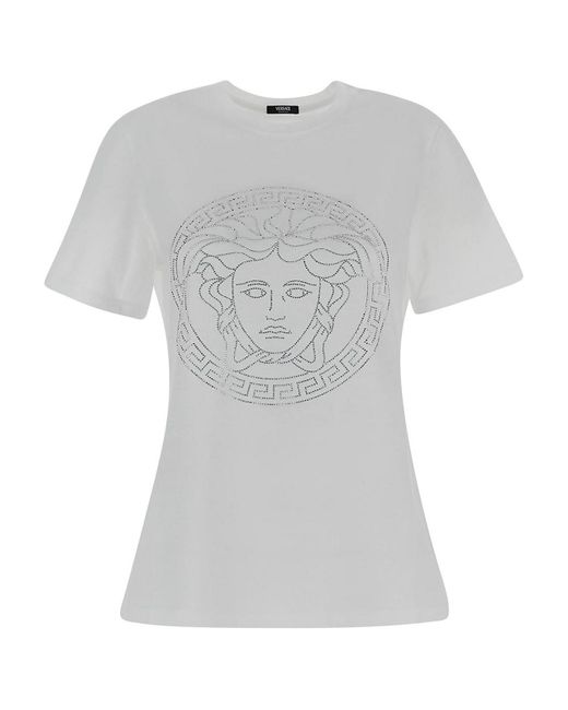 Versace Gray T-shirt With Short Sleeves