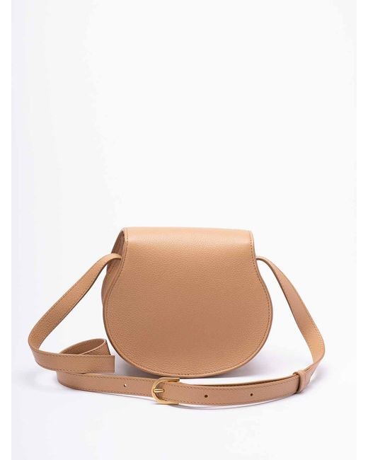 Chloé Natural Marcie Small Saddle Bag