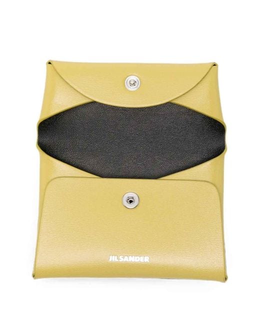 Jil Sander Yellow Envelope Card Holder