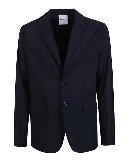 Aspesi Blue Blazer for men
