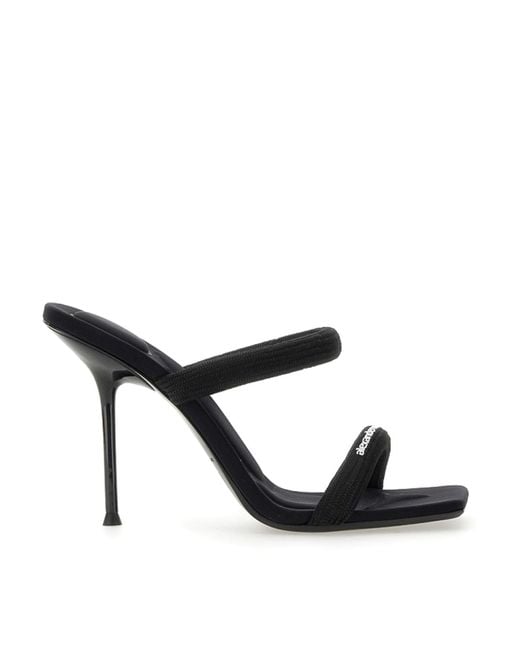 Alexander Wang Black Julie Heeled Mules