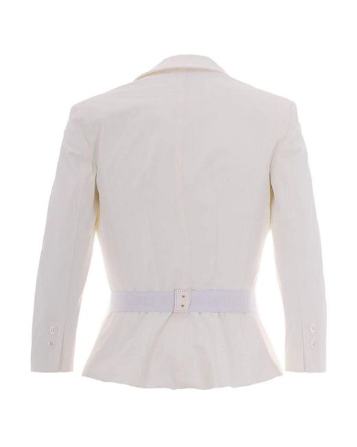 Elisabetta Franchi White Jacket