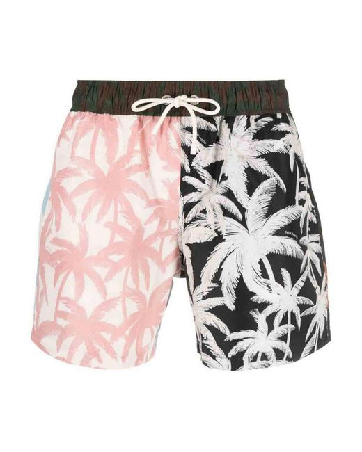 Palm Angels Multicolor Swimming Shorts for men