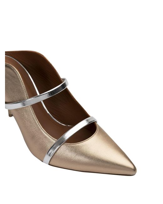 Malone Souliers Metallic Maureen 70Mm Mules