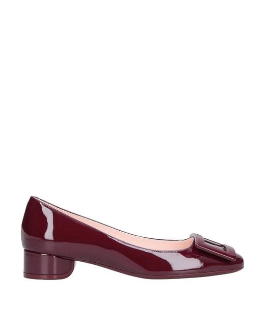Roger Vivier Purple U Look Ballet Flats