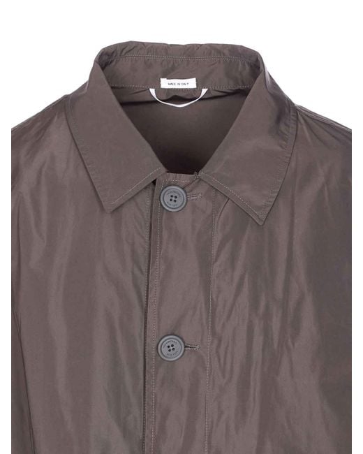 Thom Browne Gray Memory Tech Jacket for men