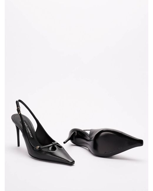 Dolce & Gabbana Black Slingbacks