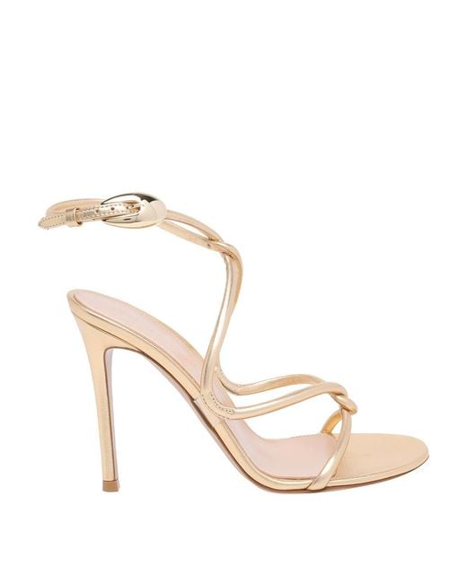 Gianvito Rossi Metallic Jungle Mamba Pump Sandals