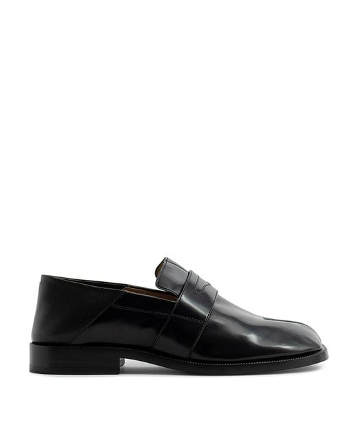 Maison Margiela Black Tabi Loafers Babouche for men