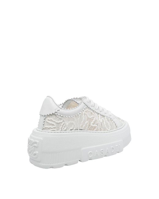 Casadei White Liberty Nexus Sneakers