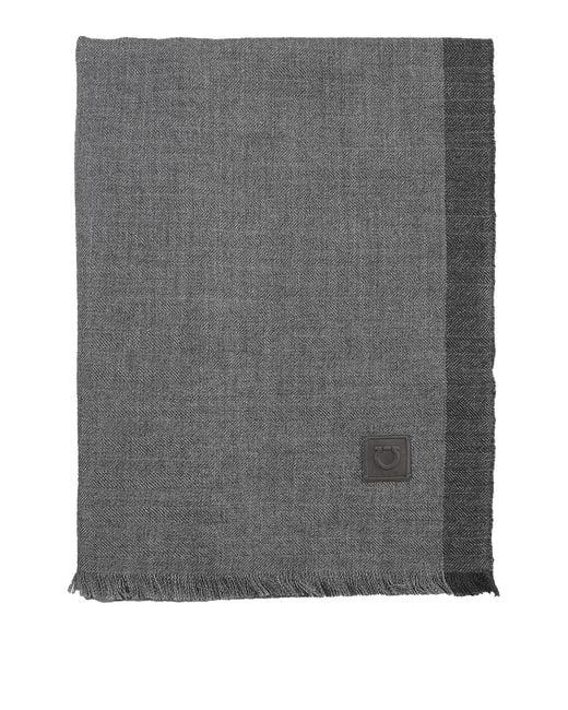 Ferragamo Gray Scarves for men