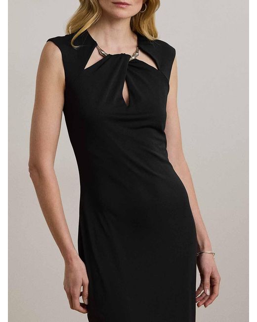 Ralph Lauren Black Corentyne-Short Sleeve-Cocktail Dress