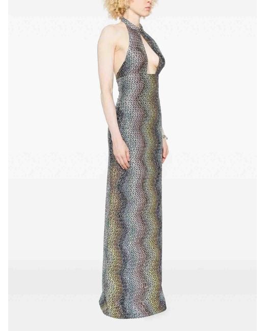 Missoni Gray 'Caperdoni' Sleeveless Long Dress