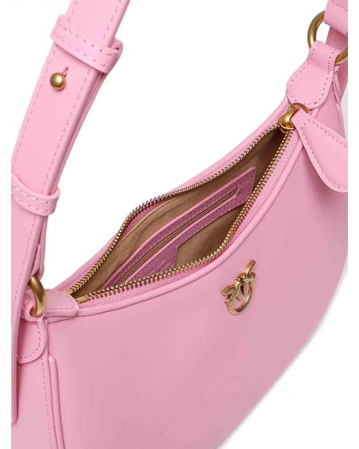Pinko Pink Mini Love Half Moon Bag Simply
