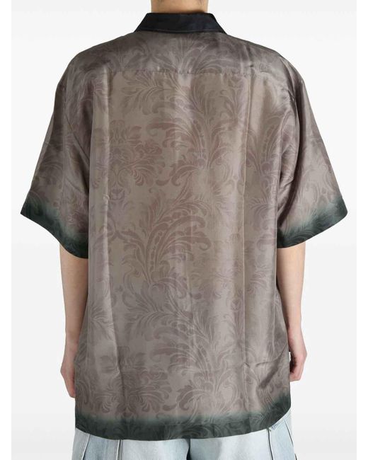 Dries Van Noten Gray 'Cassidye' Shirt for men