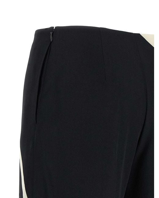 Alberta Ferretti Blue Cropped Pants