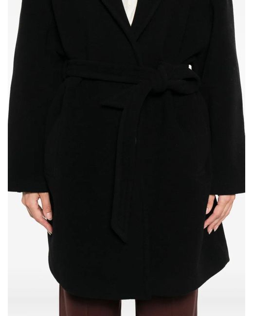 Pinko Black 'Chipster' Coat