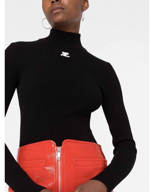 Courreges Black Sweaters