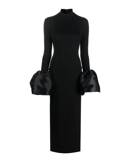 Solace London Black Viviana Maxi Dress