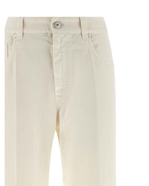 Brunello Cucinelli Natural The Contemporary Loose Jeans