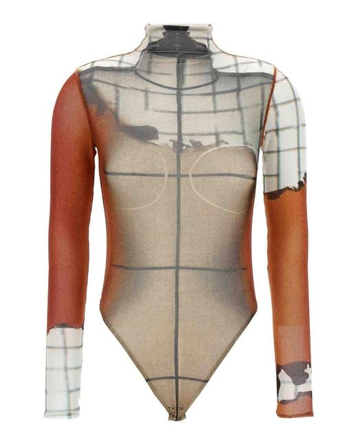 Jean Paul Gaultier White Bodysuit