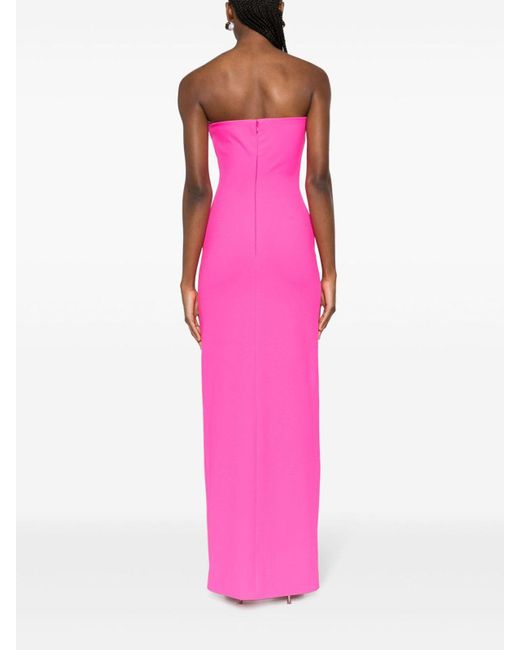 Solace London Pink Bysha Maxi Dress
