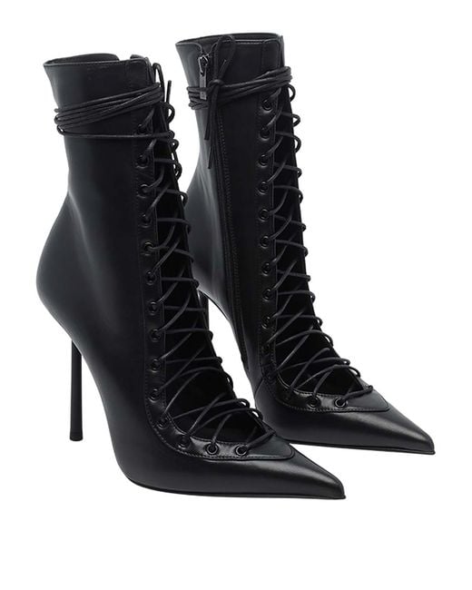 Le Silla Black Colette Pump Booties