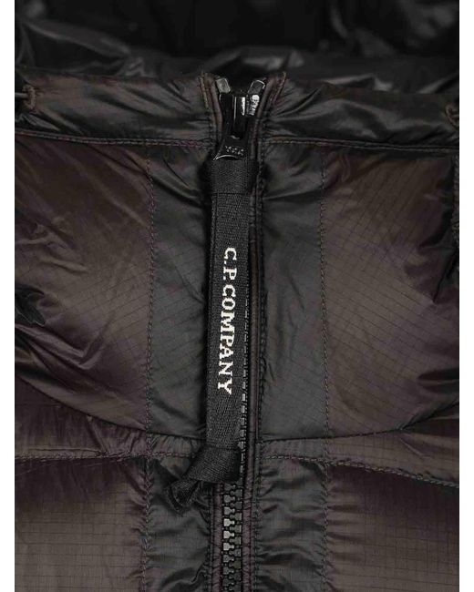 C P Company Black Dd Shell Lens Jacket for men