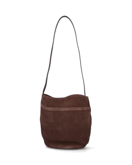 Liffner Brown Medium Belted Bag Bucket Bag