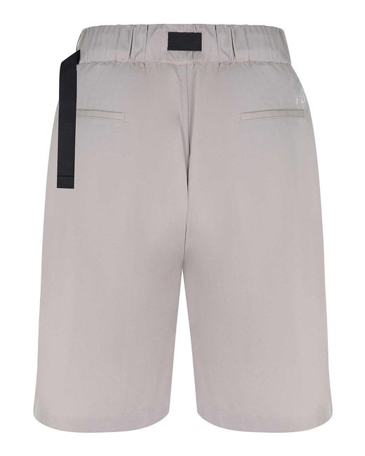 Y-3 Gray Bermuda Made From A Cotton Blend for men