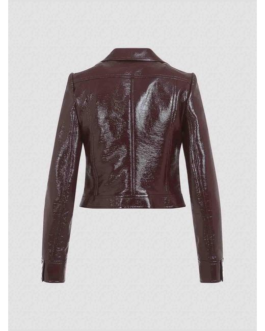Courreges Brown Courrges Vinyl Jacket