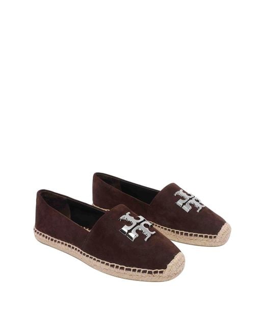 Tory Burch Brown Eleanor Espadrilles