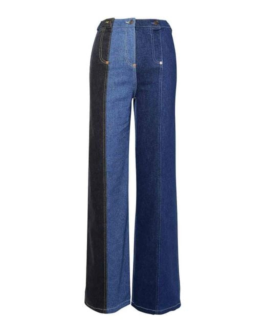 Moschino Blue Wide Jeans
