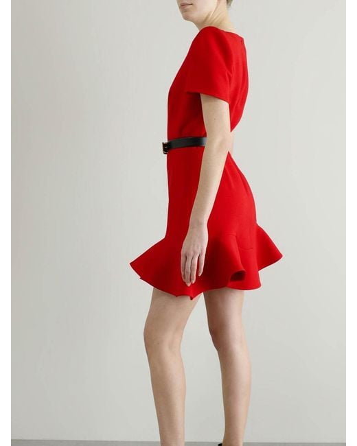 McQueen Red Mini Dress