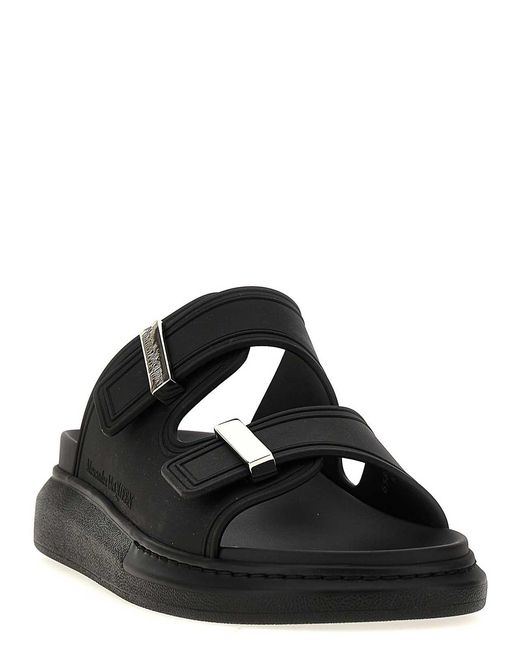 McQueen Black Sandals